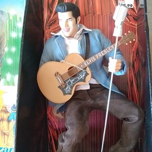 Vintage Elvis Presley's animated musical doll.